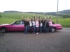 Party Limousine Karaokeanlage  Stretchlimousine pink